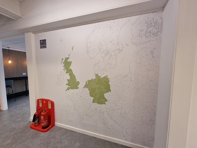 Photo of wall graphics