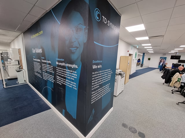 Photo of wall graphics