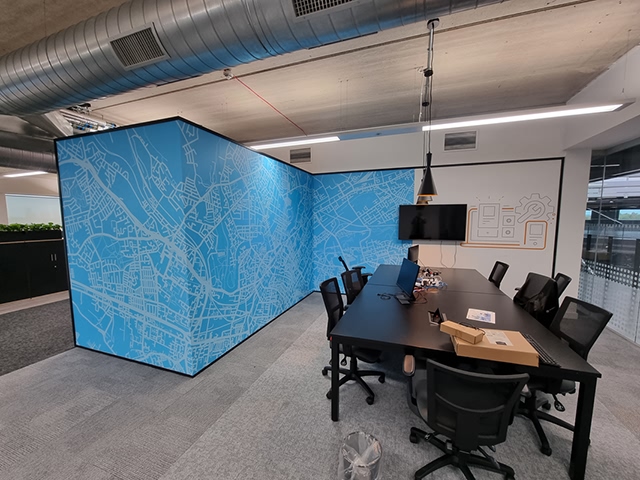 Photo of wall graphics