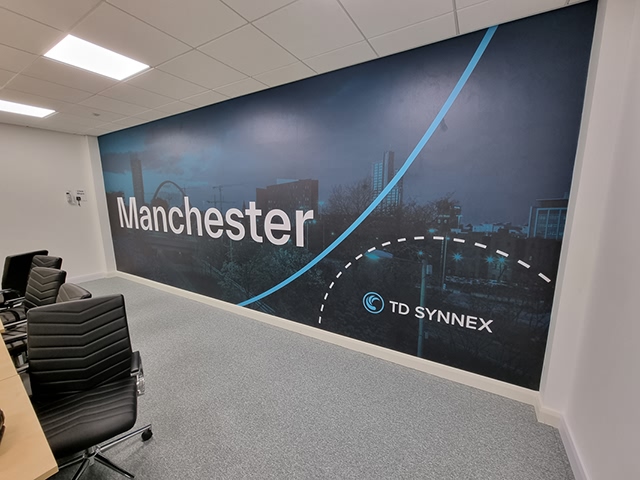 Photo of wall graphics