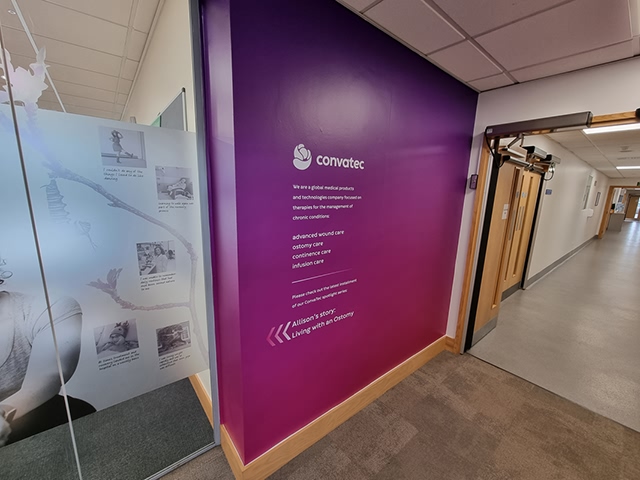 Photo of wall graphics