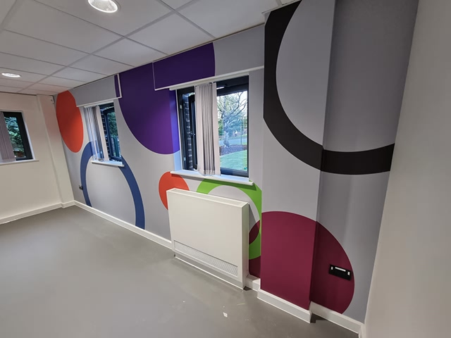 Photo of wall graphics