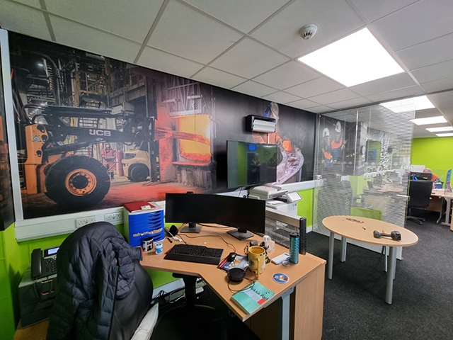 Photo of wall graphics