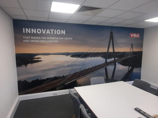Photo of wall graphics