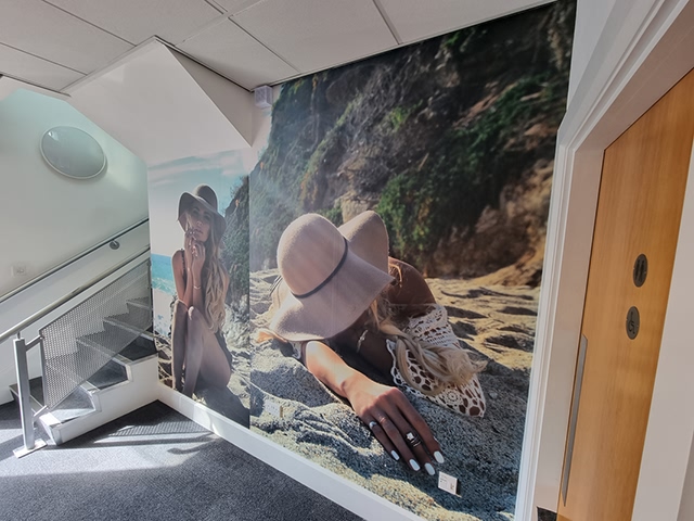 Photo of wall graphics